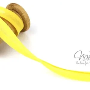 Sofort Bestellen 1 MTR. ♥ BAUMWOLL SCHRÄGBAND HeLL-GELB - 20mm♥