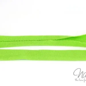 Kostenfreie Lieferung 1 MTR. ♥ Elastisches Jersey Schrägband - LiME ♥