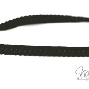 Neuheit 1 MTR. ♥ Elastisches Einfassband - Schrägband - Schoko ♥