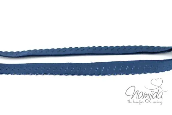 1 MTR. ♥ Elastisches Einfassband – Schrägband – Jeans ♥ Ab Werk