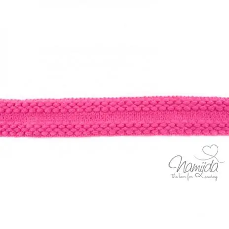 1 MTR. ♥ Einfassband Strick – Pink ♥ Solange Der Vorrat Reicht