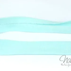 1 MTR. ♥ Elastisches Jersey Schrägband - Mint ♥ Heißes Angebot