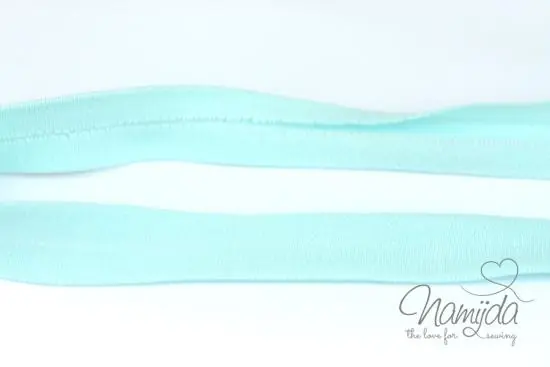 1 MTR. ♥ Elastisches Jersey Schrägband – Mint ♥ Heißes Angebot