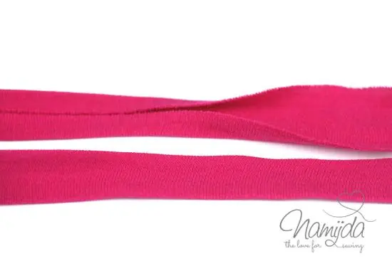 1 MTR. ♥ Elastisches Jersey Schrägband – Pink ♥ Heißes Angebot