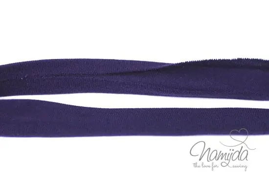 1 MTR. ♥ Elastisches Jersey Schrägband – Lila ♥ Ab Werk