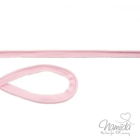 1 MTR. ♥ Jersey Paspelband Rose ♥ elastisch Top-Preis