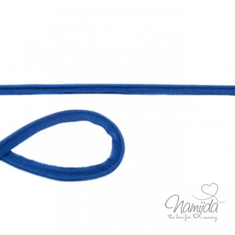 Preiswert 1 MTR. ♥ Jersey Paspelband ROYAL BLAU ♥ elastisch