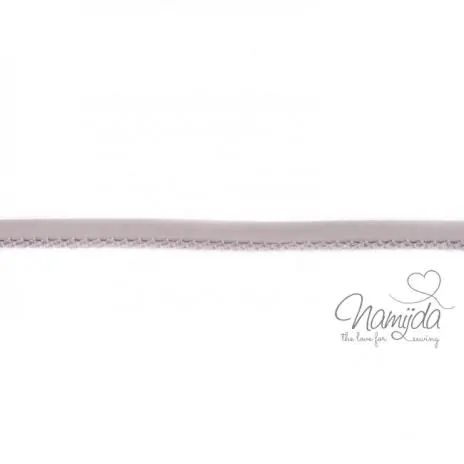 1 MTR. ♥SCHRÄGBAND – UNI GRAU – Häkelborte♥ Rabatt