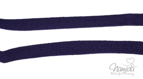 1 MTR. ♥ Kordel, Band – flach – Lila – 1,5 cm♥ Jetzt Bestellen