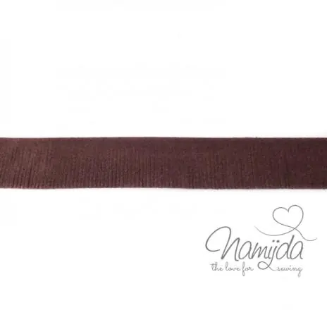 Schneller Versand 1Mtr. ♥ Kunstleder Fransenband Schoko 3cm ♥
