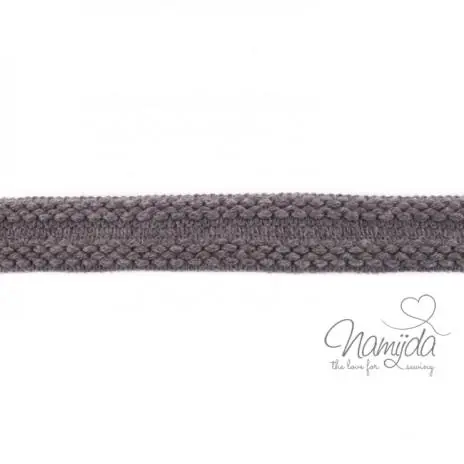 Top-Preis 1 MTR. ♥ Einfassband Strick – Grau ♥