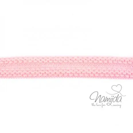 Großhandel 1 MTR. ♥ Einfassband Strick – Rosa ♥