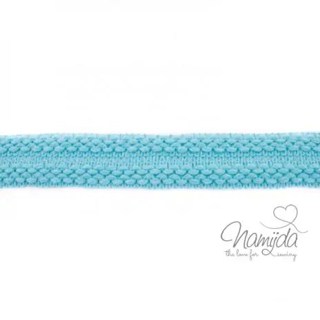 1 MTR. ♥ Einfassband Strick – Pastellblau ♥ Heißes Angebot