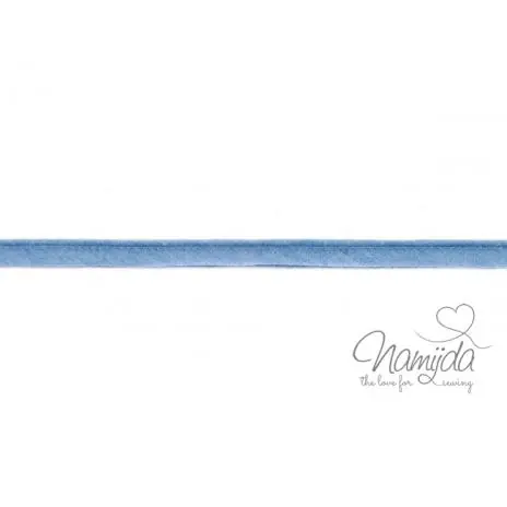 Direktkauf 1 MTR. ♥ JEANS Paspelband HELLBLAU ♥ 100% Baumwolle