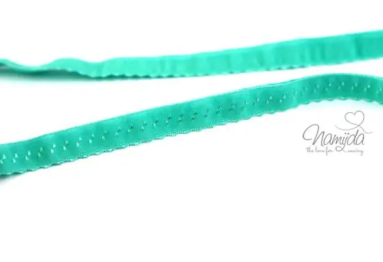 1 MTR. ♥ Elastisches Einfassband – Schrägband – Mint ♥ Preisreduziert
