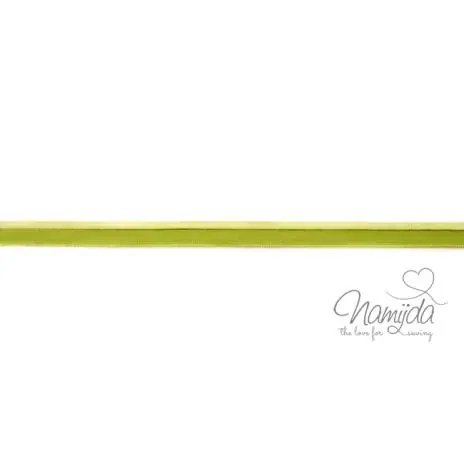 Beliebt 1 MTR. ♥ Paspelband Lime ♥ elastisch