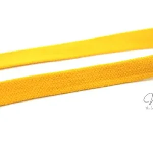 Knallerangebot 1 MTR. ♥ Kordel, Band - flach - GELB - 1,5 cm ♥