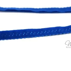 Exklusiv 1 MTR. ♥ Elastisches Einfassband - Schrägband - Royal Blau ♥