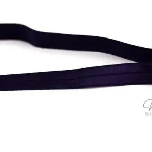 Bestseller 1 MTR. ♥ Elastisches Einfassband - Lila - Falzgummi - Glänzend ♥