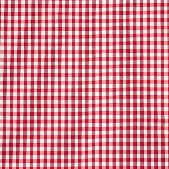 Abverkauf Baumwolle, Popeline, Karo, 30212-410, rot