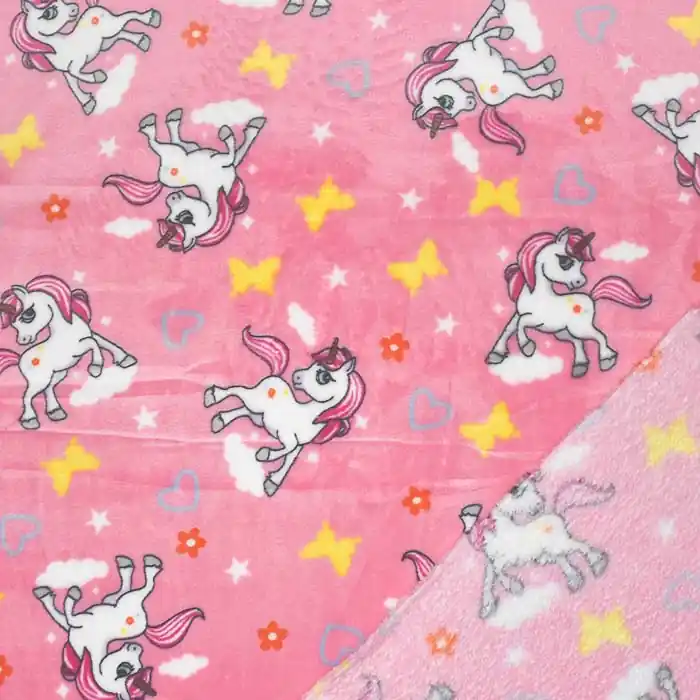 Geld-Zurück-Garantie Velours coral, beidseitig, für Kinder, 22001-221