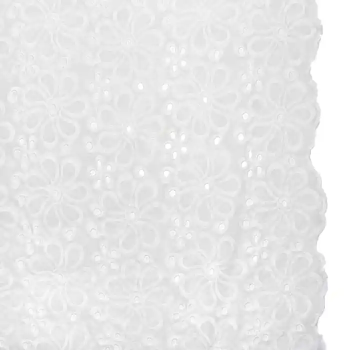 Neue Kollektion Baumwolle, Richelieu, floral, 29860-02