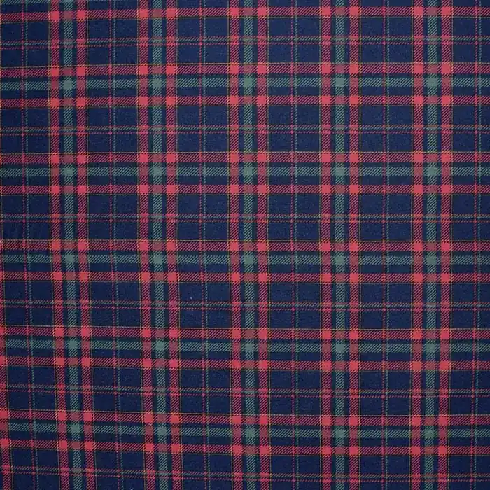 Flanell, Baumwolle, Karo, 29824-001, grün-blau Nur Für Kurze Zeit