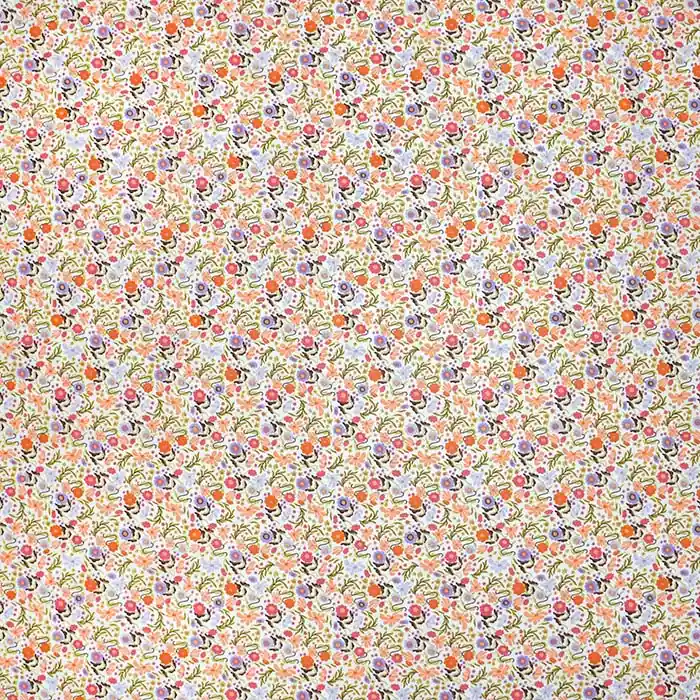 Limited Edition Baumwolle, Popeline, floral, 28623-01, mehrfarbig