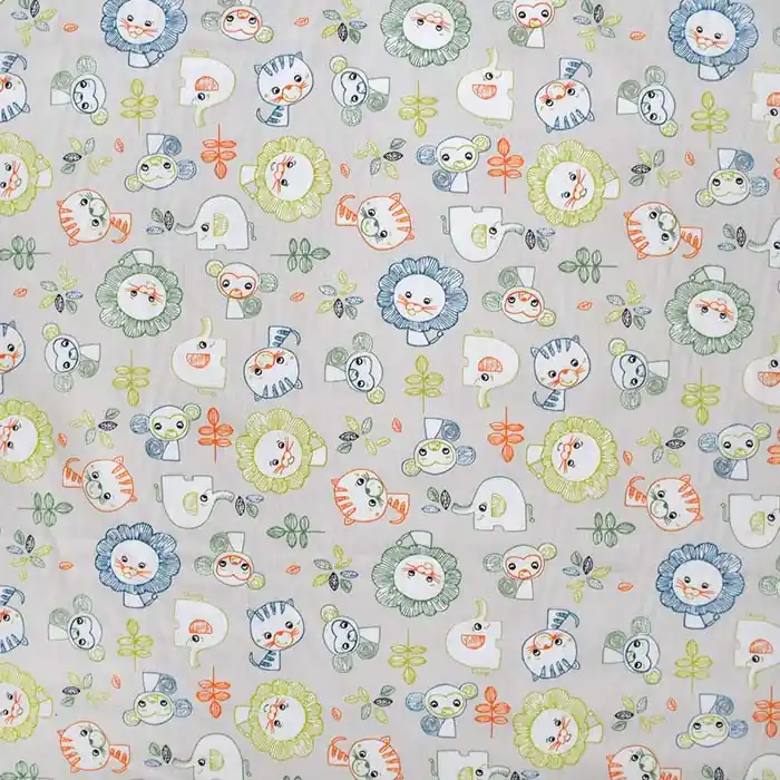 Gratis Versand Baumwolle, Popeline, Tiere, 30027-02