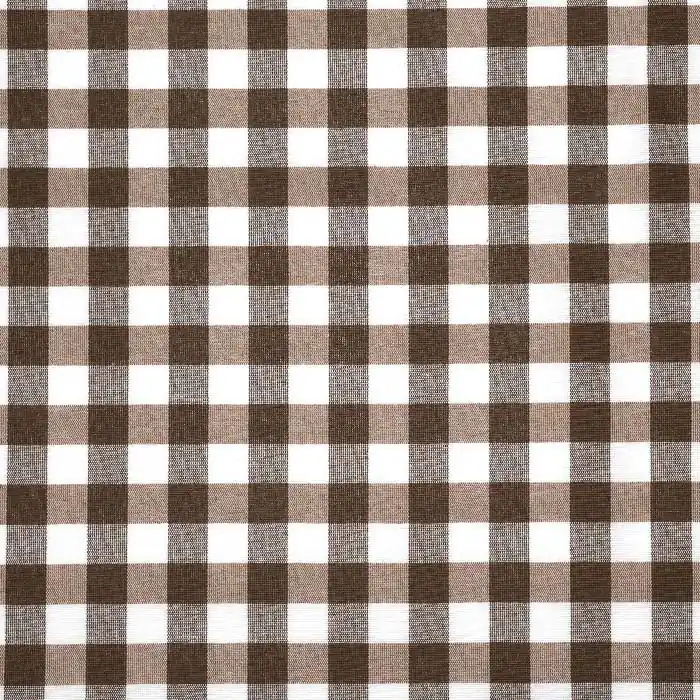 Direkt Vom Hersteller Dekogewebe, Karo, 21032-10, dunkelbraun