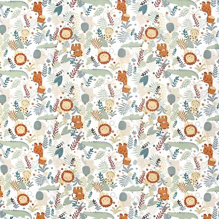 Baumwolle, Popeline, Tiere, 30035-03, mint Garantierte Lieferung