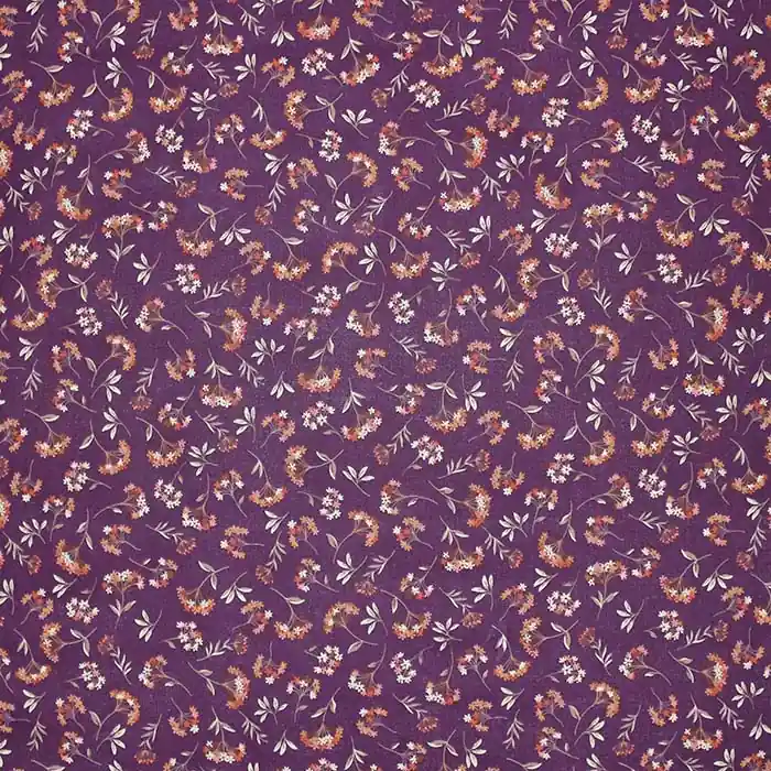 Online Kaufen Baumwolle, Popeline, floral, 30039-01, violett