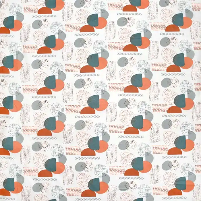 Neu Im Sortiment Baumwolle, Popeline, geometrisch, 30040-01