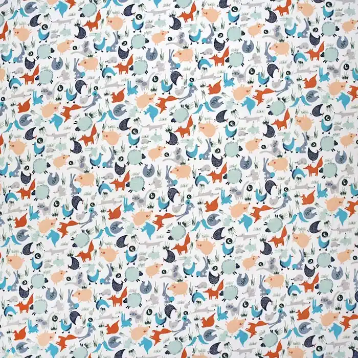 Baumwolle, Popeline, Tiere, 30028-02 Top-Qualität