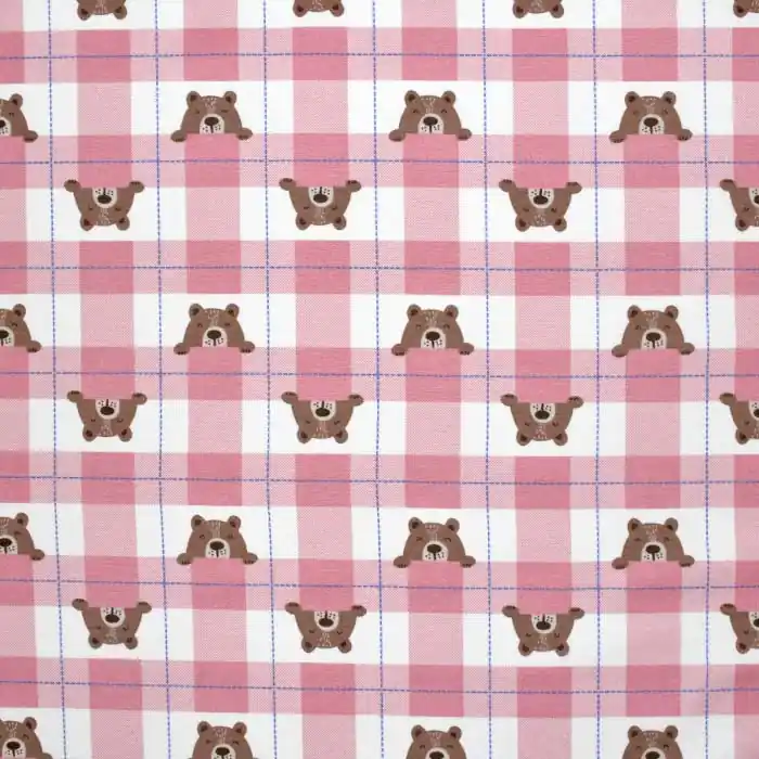 Flanell, Baumwolle, Tiere, 28447-004, rosa Gleich Bestellen