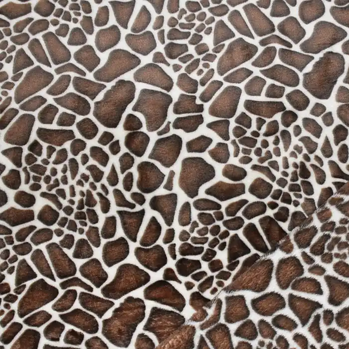 Velours coral, beidseitig, tierisch, 29378-580 Sonderaktion