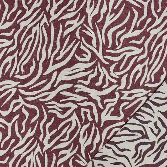 Top-Qualität Dekojacquard, beidseitig, tierisch, 29533-1, rot