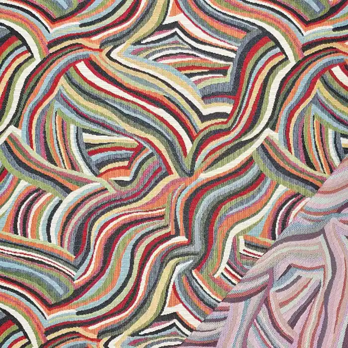 Heute Kaufen Dekojacquard, beidseitig, abstrakt, 29519