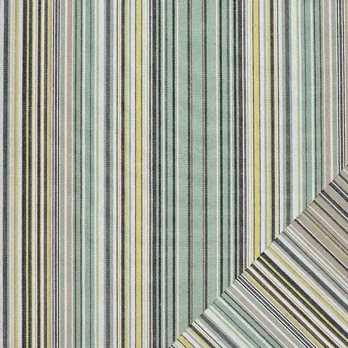 Dekobaumwolle, Streifen, 28921-800, grün Neuheit
