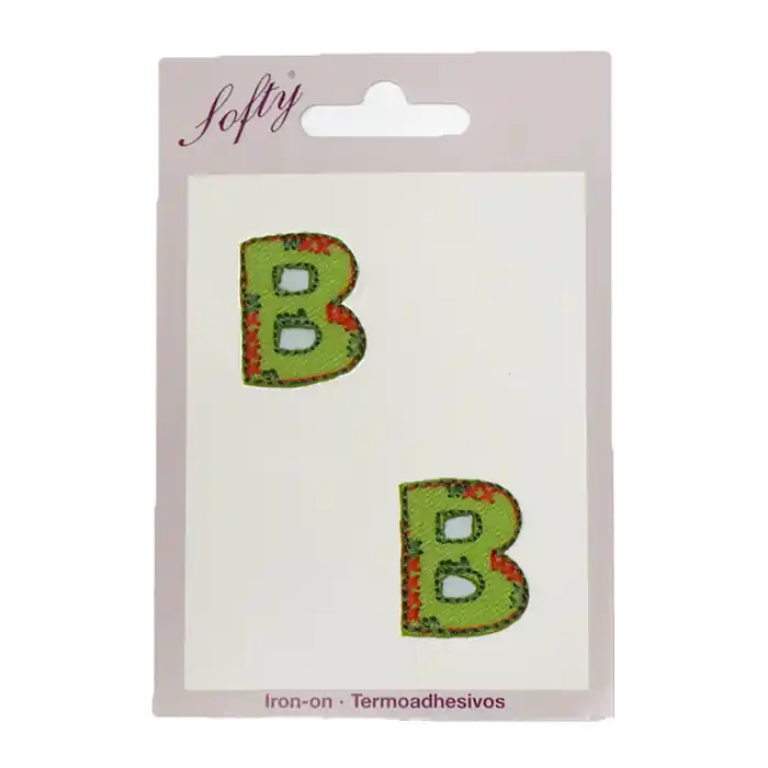 Ausverkauf Applikation, Buchstabe B, 24369-002, grün