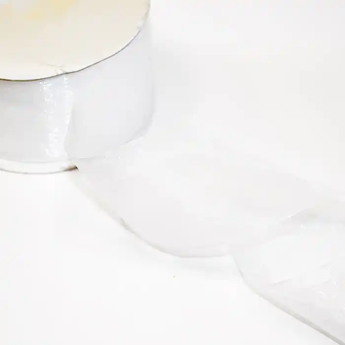 Band, Organza, 50 mm, 5034-1, weiß Schneller Versand