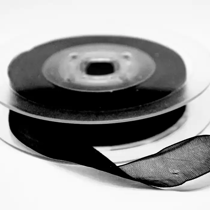Band, Organza, 20 mm, 5033-2, schwarz Neue Kollektion