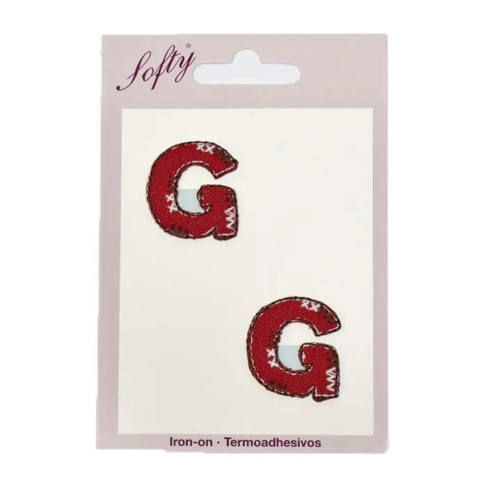 Geld-Zurück-Garantie Applikation, Buchstabe G, 24369-007, rot