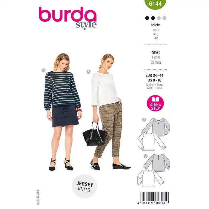 Schnittmuster, grün, Damenshirt, 6144 Super-Preis