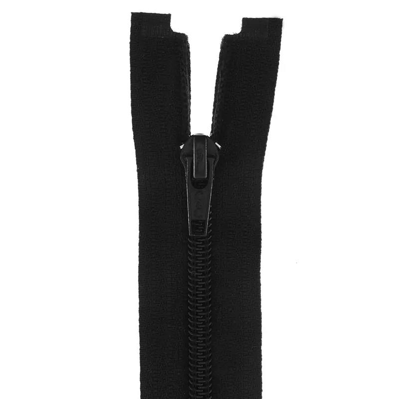 Reißverschluss, teilbar, 60 cm, 6 mm, 18300-732, schwarz Top-Qualität