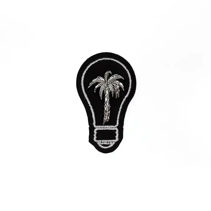 Aktuell Applikation, Glühbirne, 22137-034, schwarz