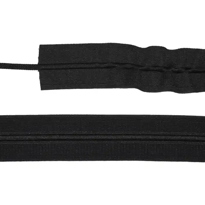 Elastikband mit Schnur, 50 mm, 23170-002, schwarz Kostenfreie Lieferung