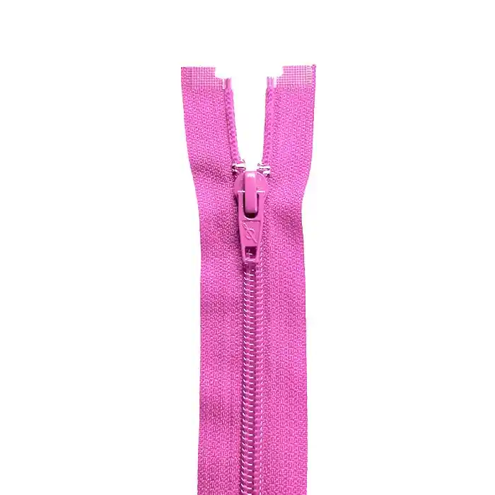 Rabatt Reißverschluss, teilbar, 60 cm, 6 mm, 18300-737, rosa