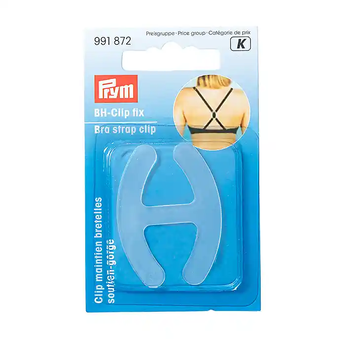 Preis Gesenkt Klammer für Schulterreimen, 20 mm, Prym, 991872, durchsichtig