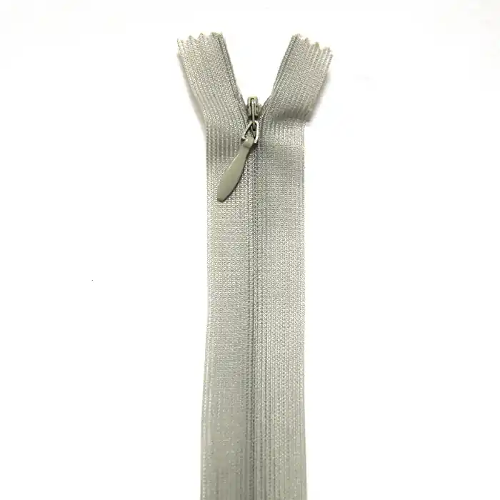 Reißverschluss, nahtverdeckt, 22 cm, 4 mm, 4471-677a, grau Preisknaller